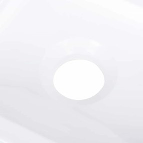 vidaXL Νιπτήρας Λευκός 400 x 220 x 90 χιλ. από SMC