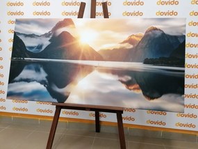 Εικόνα Milford Sound κατά την ανατολή του ηλίου - 120x60