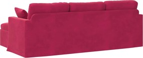 vidaXL Καναπές Κόκκινο