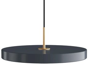 Φωτιστικό Οροφής Asteria 2171 43x14cm Led 1300lm 16W 3000K Anthracite-Brass Umage