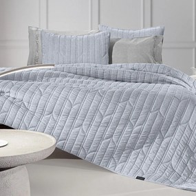 Κουβερλί Aurora (Σετ 2τμχ) Blue Guy Laroche Υπέρδιπλo 240x250cm Microfiber