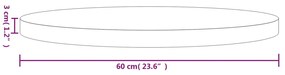 ΕΠΙΦΑΝΕΙΑ ΤΡΑΠΕΖΙΟΥ ΣΤΡΟΓΓΥΛΗ ΛΕΥΚΗ Ø60X3 ΕΚ. ΜΑΣΙΦ ΞΥΛΟ ΠΕΥΚΟΥ 833665