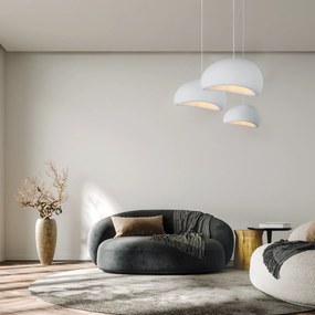 Κρεμαστό φωτιστικό ACA CAVE MP24123650 λευκό 1xE27 60W
