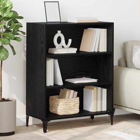 vidaXL Πλαϊνό γραφείο Μαύρη δρυς 32.5 x 69.5 x 90 εκ