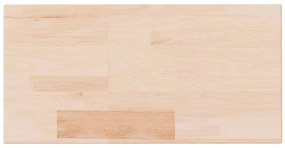 vidaXL Ράφι 40x20x2,5 εκ. από Ακατέργαστο Μασίφ Ξύλο Δρυός