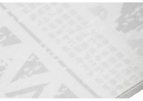 Χαλί DKD Home Decor Γκρι Λευκό Ikat (120 x 180 x 0,4 cm)