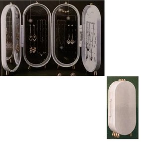 Κουτί αποθήκευσης κοσμημάτων λευκό GW-108 13313 OEM