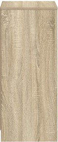 vidaXL Ντουλάπι Μπάνιου Sonoma Δρυς 35 x 36,5 x 85 εκ.
