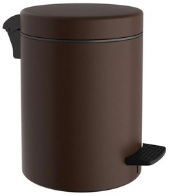 Κάδος Απορριμμάτων 5lt 05-096-943 Wenge Mat Pam&Co Stainless Steel