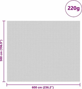 vidaXL Κάλυμμα σιλό Πράσινο 6 x 5 m HDPE
