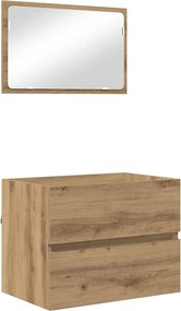vidaXL Σετ Επίπλων Μπάνιου 2 τμχ. Artisan Oak 57 x 37 x 45 εκ.
