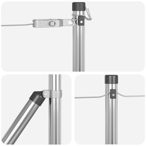 vidaXL Στήλες φράχτη με βάσεις 13 τεμ Ø32mm 90cm Γαλβανισμένο ατσάλι