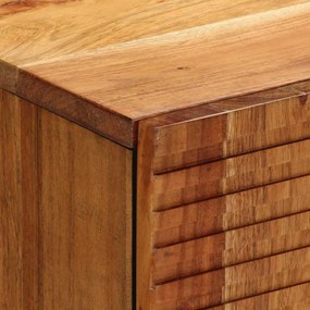 vidaXL Πλαϊνό γραφείο Καφέ 60 x 33,5 x 75 εκ. Στερεό ξύλο μάνγκο