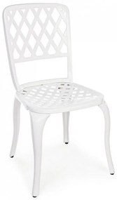 Καρέκλα Faenza Λευκή 44x46x89εκ. - Λευκό