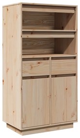 vidaXL Ντουλάπι 60 x 40 x 116,5 εκ. από Μασίφ Ξύλο Πεύκου
