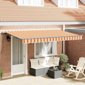 vidaXL Σκηνίτσα Αναδιπλούμενη Κίτρινο 400 x 200 cm ύφασμα