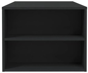 vidaXL Τραπεζάκι Σαλονιού Μαύρο 102 x 55 x 42 εκ. από Επεξεργ. Ξύλο