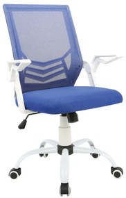 Καρέκλα Γραφείου A1400-W Μπλε Mesh 61x57x92-102cm