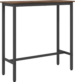 vidaXL τραπέζι Καπνιστό Δρύς 100 x 40 x 100,5 εκ