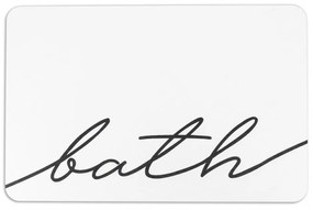 Πατάκι Μπάνιου Bath -AMBATHW-BATH 39x60cm White-Black Artsy Mats 39X60 Diatomaceous