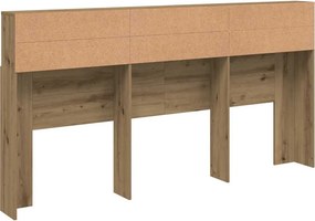 vidaXL Κεφαλάρι Με Αποθηκευτικό Χώρο 200x19x103,5 εκ. Επεξ. Ξύλο