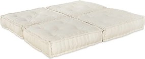 vidaXL Μονάδα Μοντέρνου Καναπέ 2 pcs Κρεμ 140 x 70 x 36 εκ Ύφασμα