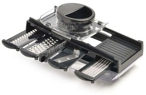 Μαντολίνο Με Δοχείο (Σετ 7Τμχ) F21080 Black-Silver Mastrad Steel,Plastic