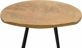 vidaXL σκαμπό 2 τεμάχια από μασίφ ξύλο τικ