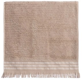 Πετσέτα Satti Beige Nef-Nef Homeware Face 50x90cm 100% Βαμβάκι
