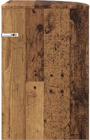 vidaXL End Table Παλιό ξύλο 39,7 x 39,7 x 60 εκ Επεξεργασμένο ξύλο