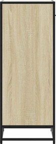 vidaXL Παπουτσοθήκη Sonoma Δρυς 48x38x97,5 εκ. Επεξεργασμένο Ξύλο