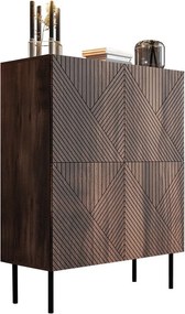 Μπουφές Ψηλός Art Deco 4D-Καφέ