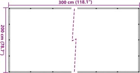 vidaXL Δίχτυ για Τρέιλερ Πράσινο 2x3 μ. HDPE