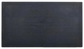 Τραπέζι Baltic Fylliana Ανθρακί 120x70x75 εκ. 120x70x75 εκ.