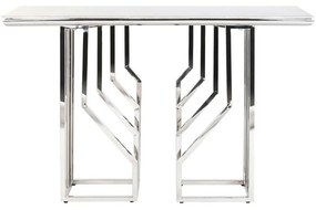 Έπιπλο Εισόδου DKD Home Decor Λευκό Ασημί 120 x 40 x 78 cm