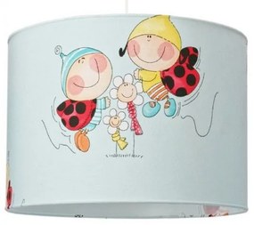 Παιδικό Φωτιστικό Κρεμαστό Hesperis Kids Bugz &amp; Daisies 35x24cm E27 Blue-Red Veis