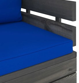 vidaXL Πολυθρόνα Κήπου από Ξύλο Πεύκου με Μαξιλάρια