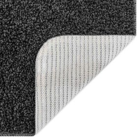 vidaXL Χαλί Σκούρο Γκρι 120 x 120 cm Πολυπροπυλένιο