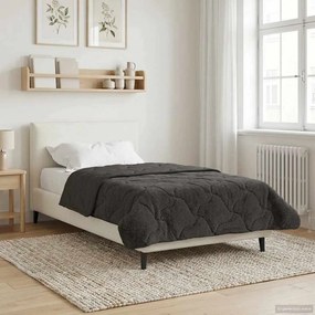 vidaXL Χειμερινό Παπλωματοθήκη 140 x 220 cm Χειμώνας Ανθρακί
