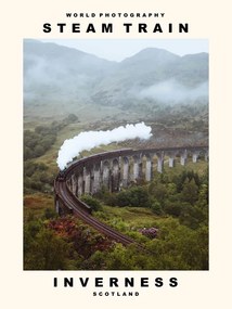 Φωτογραφία Steam Train (Inverness, Scotland), (30 x 40 cm)