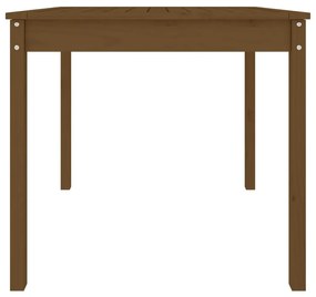 vidaXL Τραπέζι Κήπου Μελί 82,5 x 82,5 x 76 εκ. από Μασίφ Ξύλο Πεύκου