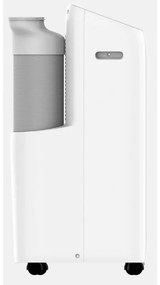 Κινητό κλιματιστικό Finlux MIA12HOT, 12000 BTU, 24 m2, Class A, 450 m3/h, αφύγρανση 2l/h, λευκό