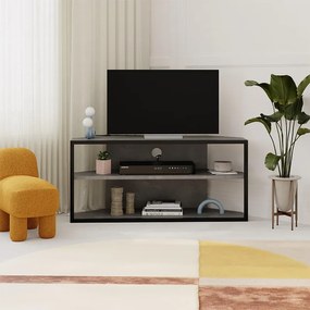 Έπιπλο τηλεόρασης γωνιακό Echo Megapap χρώμα γκρι ρετρό 98x37x45εκ.