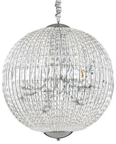 Φωτιστικό Οροφής Luxor 092911 40x70/180cm 6xG9 40W Chrome Ideal Lux