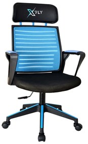 Καρέκλα Γραφείου Gaming XFly Oyuncu 928STX1118 56x48x110cm Black-Blue