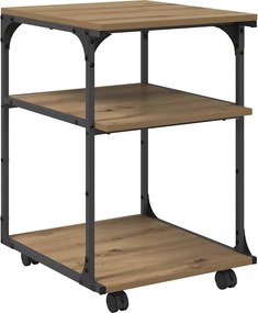 vidaXL Σταντ Εκτυπωτή Artisan Oak 43 x 48 x 64 εκ Επεξεργασμένο ξύλο