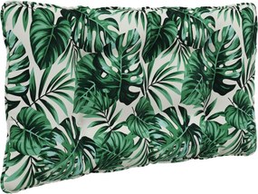 vidaXL Μαξιλάρι Καναπέ Εξωτερικού Χώρου 2 pcs Σχέδιο Φύλλου
