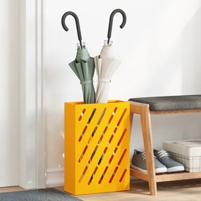 vidaXL Σταντ Ομπρέλας Βαθύ Κίτρινο 28x12x41 εκ. Χάλυβας