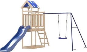vidaXL Παιδική Χαρά Εξωτερικού Χώρου από Μασίφ Ξύλο Πεύκου