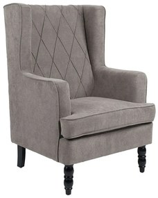 Πολυθρόνα - Μπερζέρα Efficient 255-000018 72x97x100cm Grey-Black